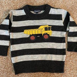 CR Sports Truck Appliqué Sweater 24M